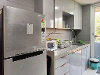 Kitchen of Proxima Residences TrustedStay Service Apartment in Andheri East, Mumbai